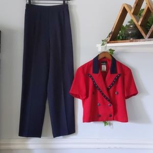 Vintage 80s 2pcs set